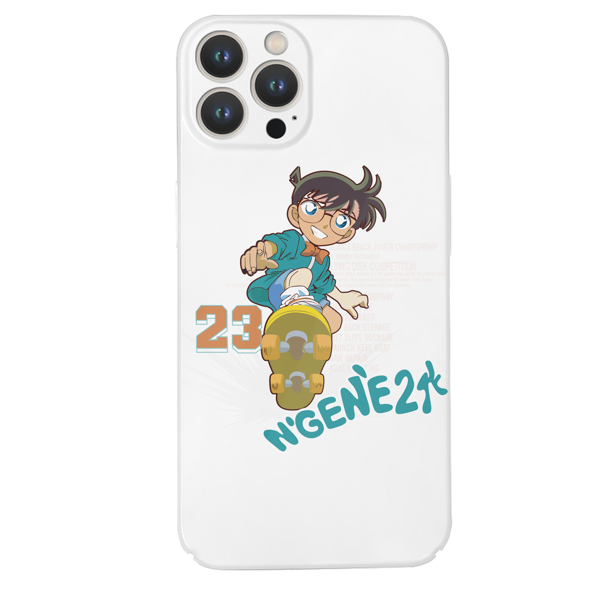 （画像用） 名探偵コナン 江戸川 コナン Detective Conan Conan Edogawa 【iPhone 14シリーズ対応】ハードケース